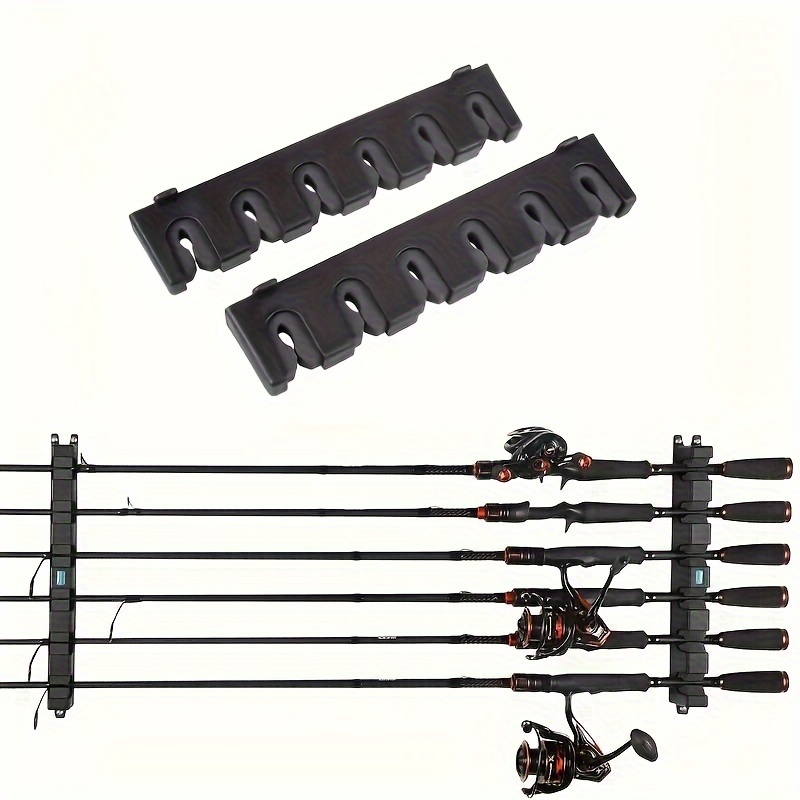  Vertical Fishing Rod Holder,Wall Mounted Rack