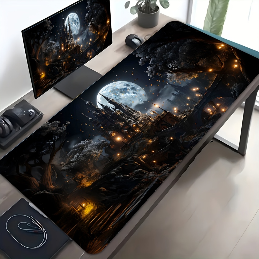 TEMU 1pc Movie Comic-themed Extra Large Gaming Mouse Pad, Durable Desk Mat For Office, Study Table, , New Year Gift, Birthday Present, Christmas
