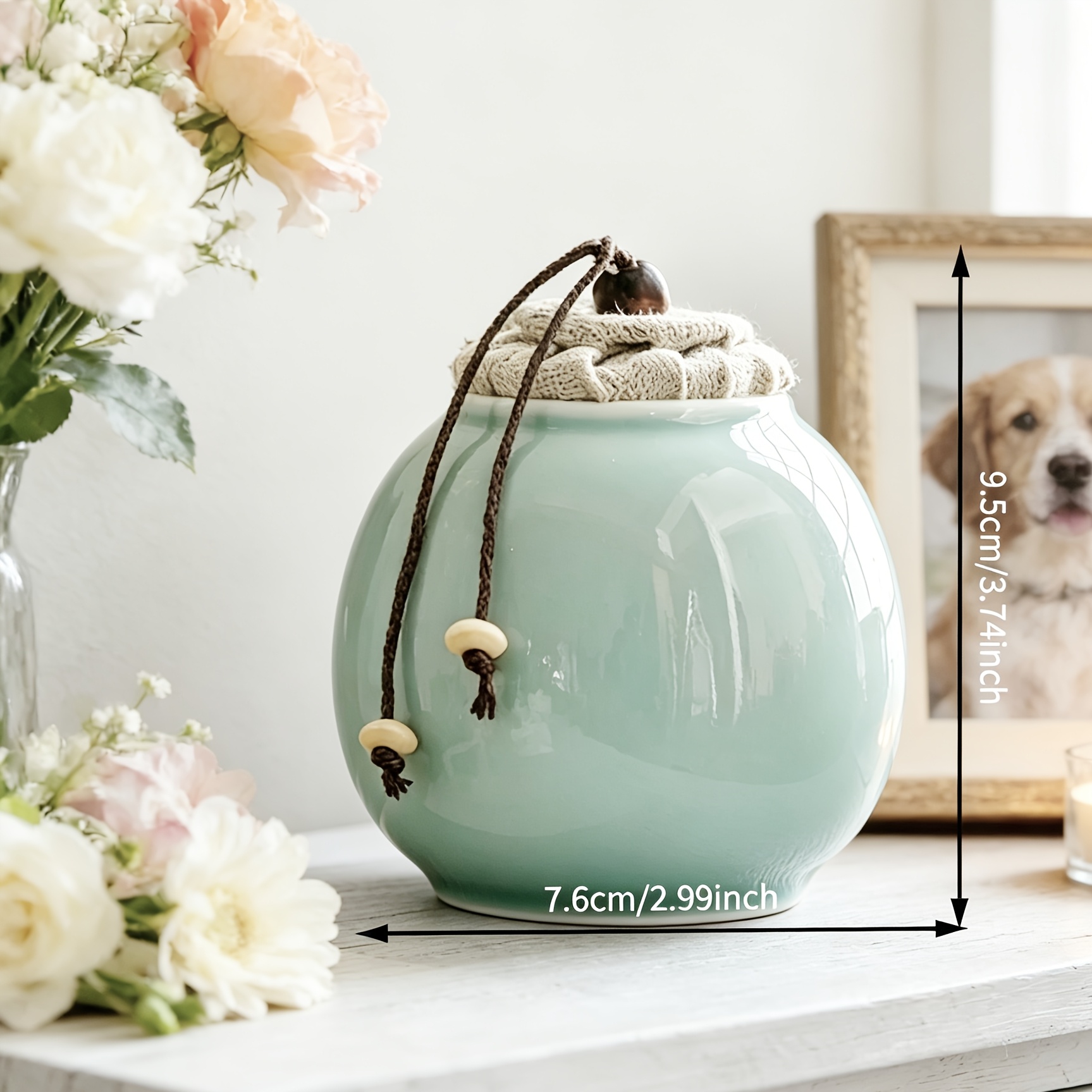 Custom Personalized Pet Cremation Urn with Name and Date