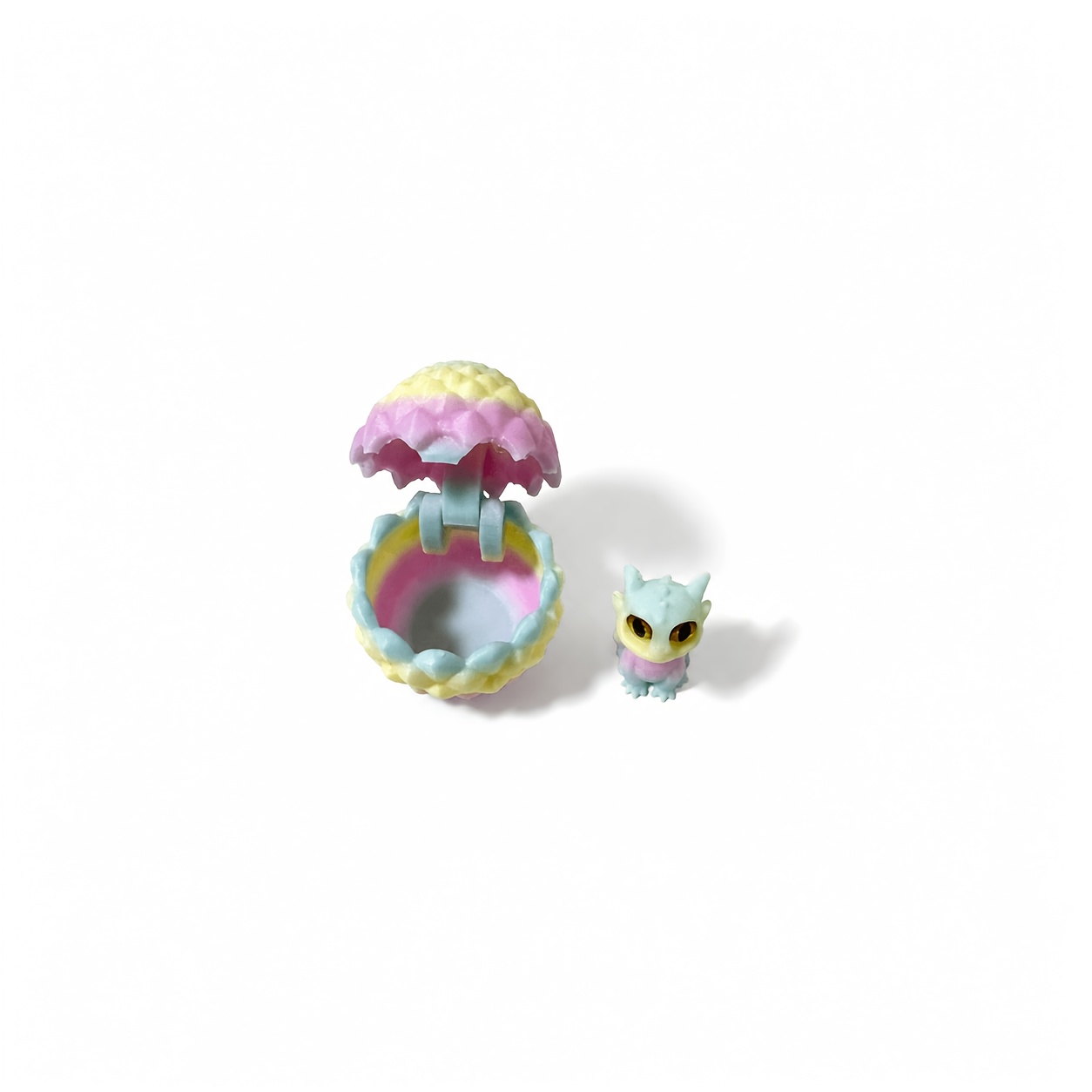 TEMU Set Of And Eggs - Poseable Action Figure , Eyes And Colors , Durable Plastic Fantasy Model Collectibles And Doll Gifts, Home Indoor Decorative