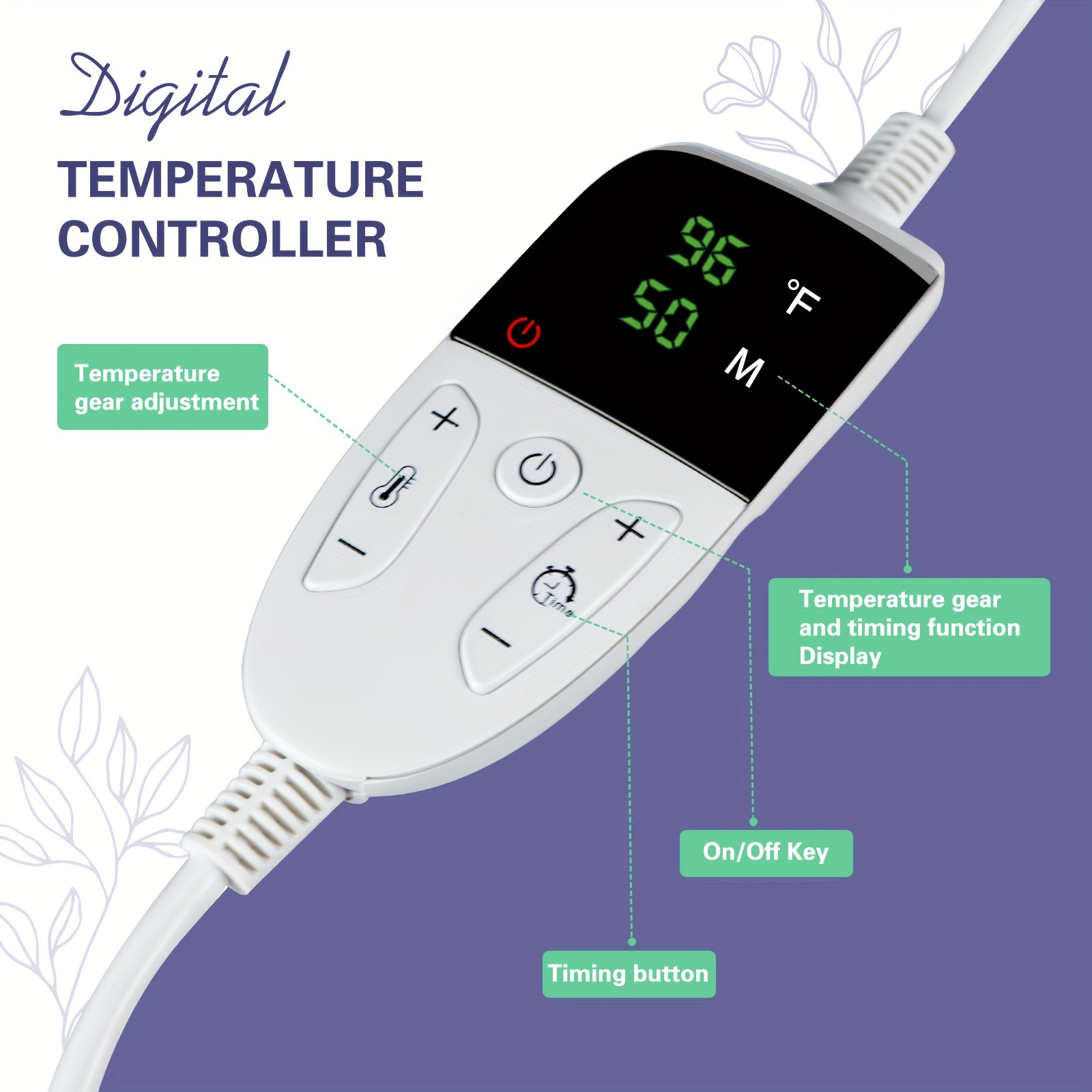 Kit de Masaj cu Pietre Fierbinți cu Control al Temperaturii - Set de 10 Pietre de Bazalt cu Încălzitor / Set de 20 Pietre de Bazalt cu Încălzitor, Unelte Profesionale de Masaj Spa pentru Gât, Spate, Abdomen, Picioare și Masaj Corporal Complet