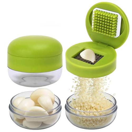 1pc mini manual press type garlic crusher home garlic grinder mini garlic masher garlic granule press manual garlic press