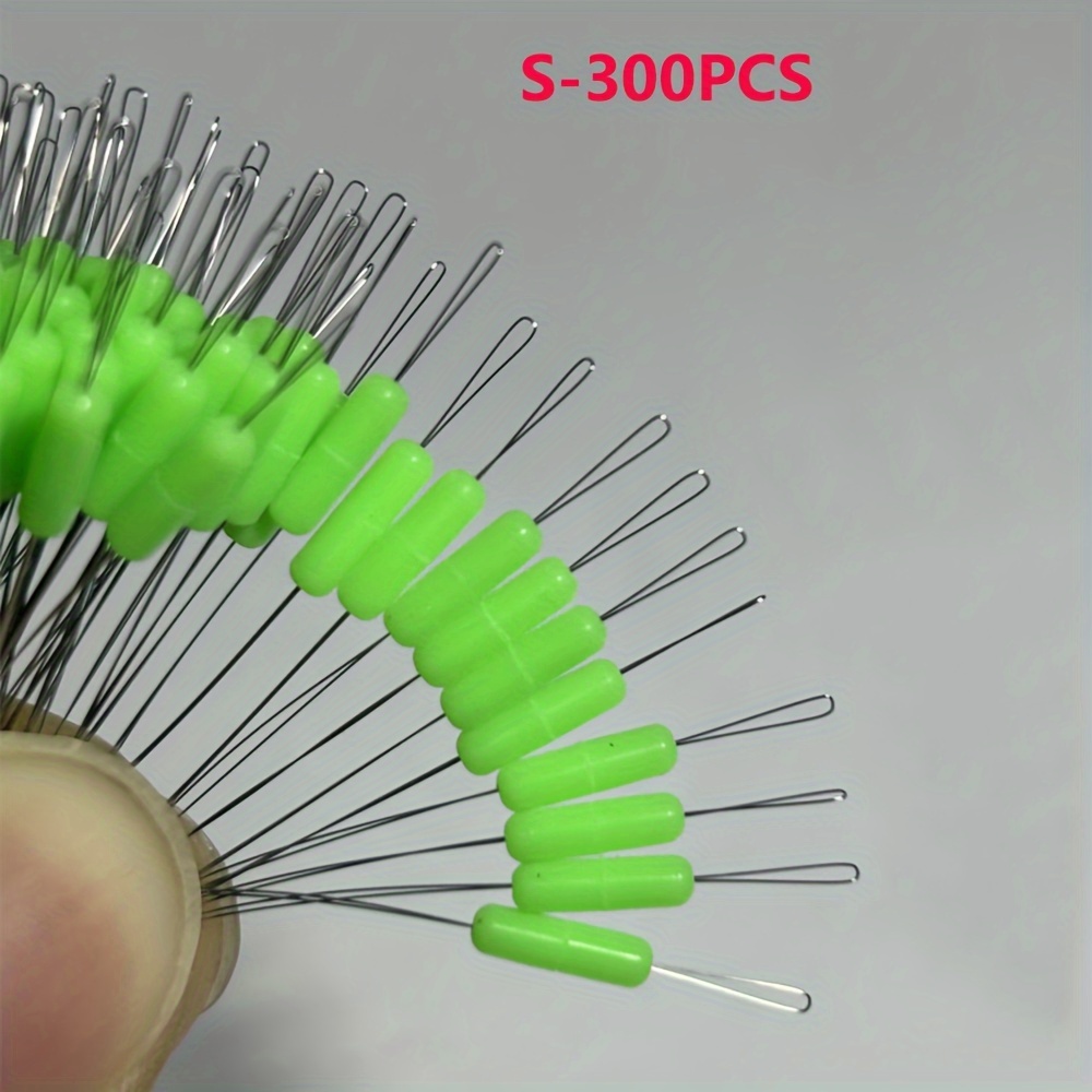 300pcs Silicone Bobber Stoppers Space Beans, Anti-collision Float Stoppers, Fishing Accessories