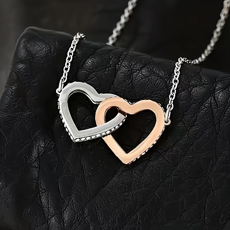 Elegant Love Knot Necklace for Mom with Message Card