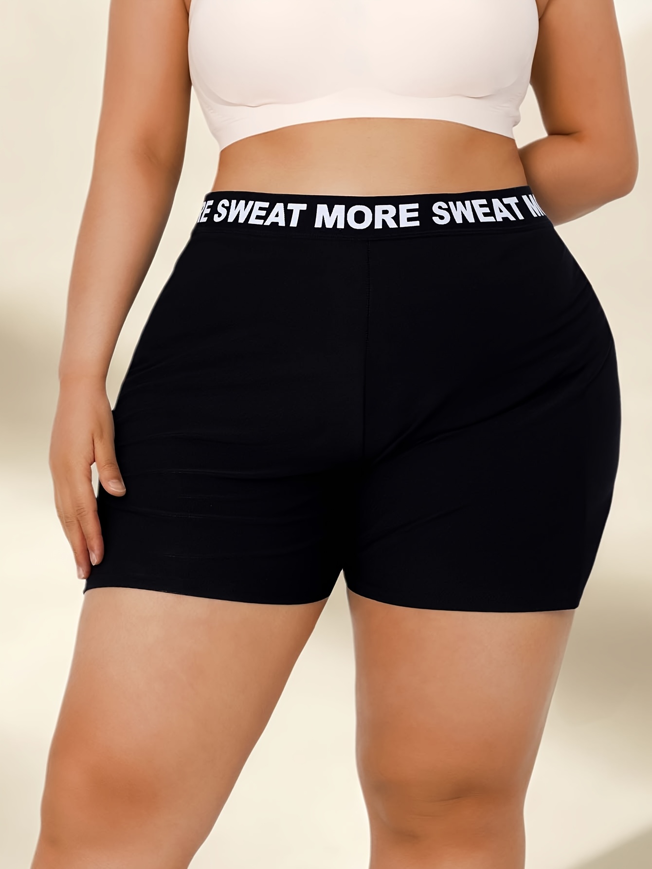 Short de yoga pour femme avec poches, taille élastique, longueur genou, bermuda pour femme, pantalon décontracté pour la course à pied, l' entraînement, leggings de sport, pantalon court, bleu ciel, S