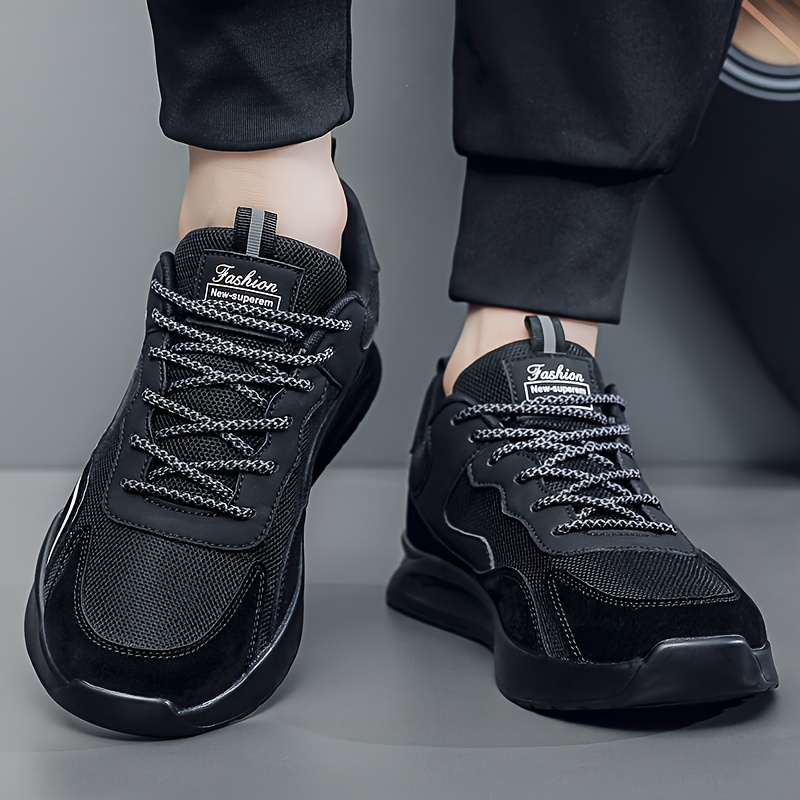 Men's Trendy Color Block Non Slip Jogging Shoes, Comfy Sneakers For Outdoor Training, Traveling, All Seasons
