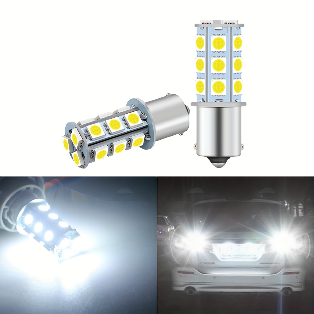 

2pcs Led Interior Light Bulbs For Cars & Rvs - 18smd 5050, , No Battery Needed