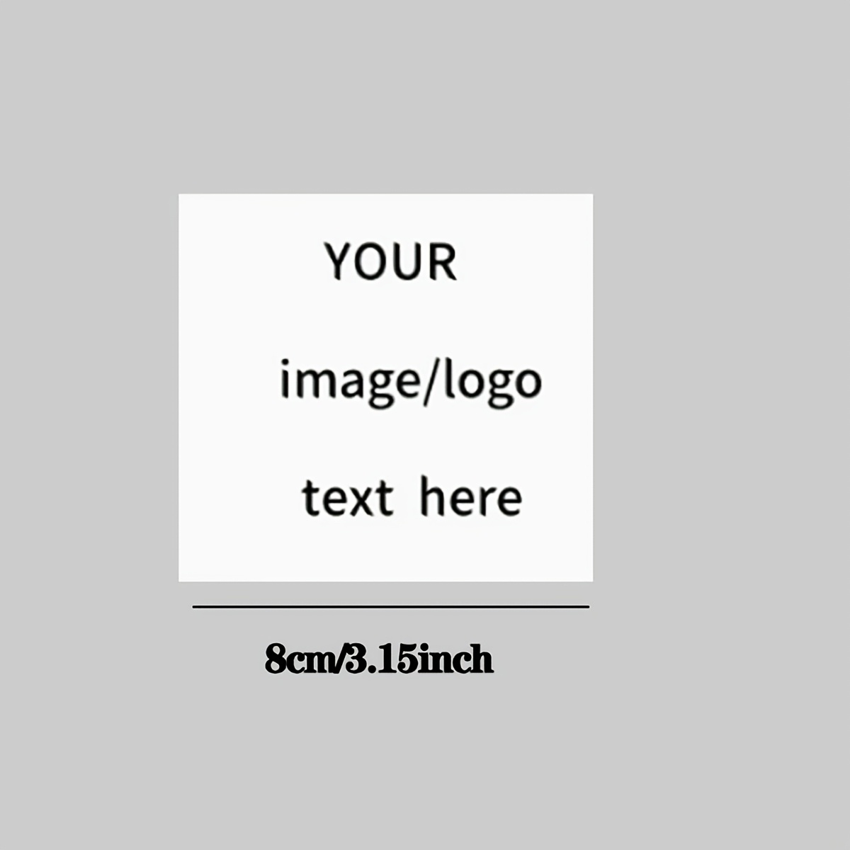 TEMU Custom And Picture Cardstock, Size 8cm X 8cm, Square Paper Photo - High-end Boutique Paper Card, Suitable For After- Service Cards, Thank You