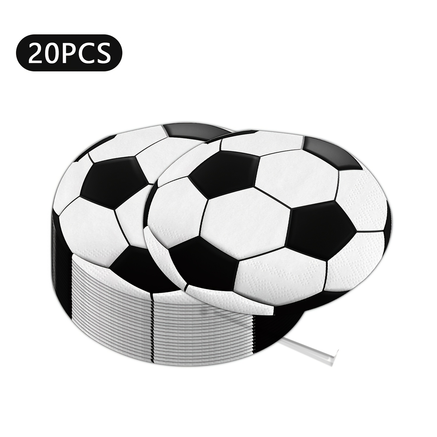 Image of Soccer Event 2026, 20pcs Soccer Paper Napkins Disposable Football Party Napkins Sports Ball Napkins Soccer Dinner Napkin Set 13" X 13" Football Tableware Napkins For Sports Party Supplies