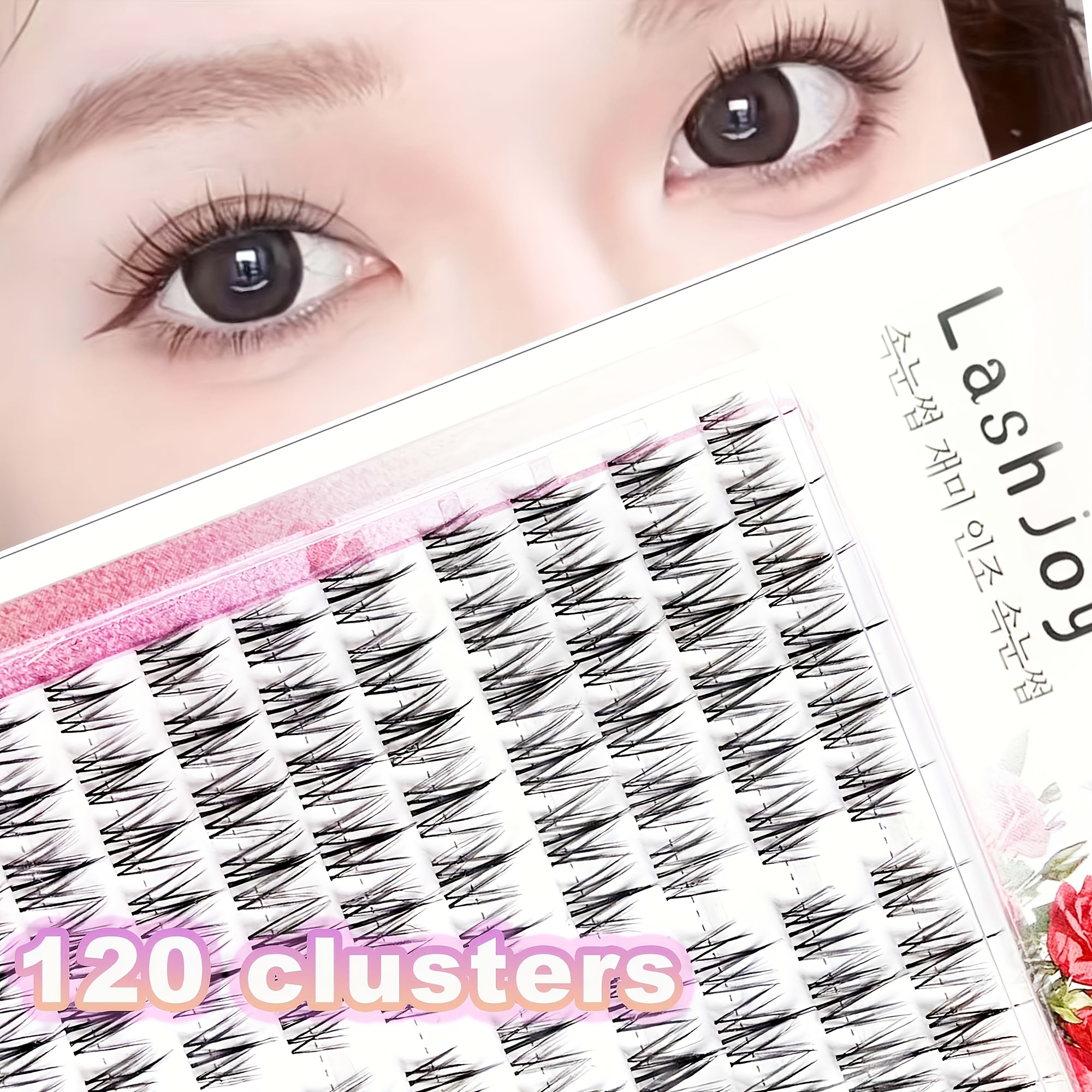 120 Clusters Of Shapes, Sunflowers With Cartoon-inspired Tufted False Eyelashes - Reusable, Beginner-friendly Diy