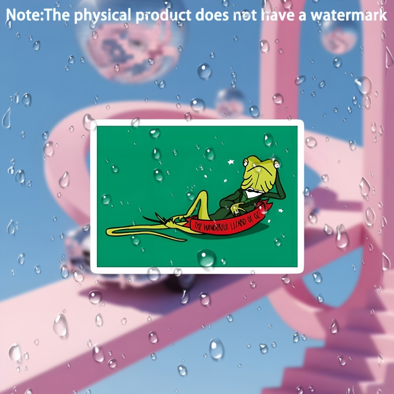 the wonderful lizard of oz sticker vinyl car decals suitable for cars motorcycles laptops windows mirrors water bottles helmets and doors