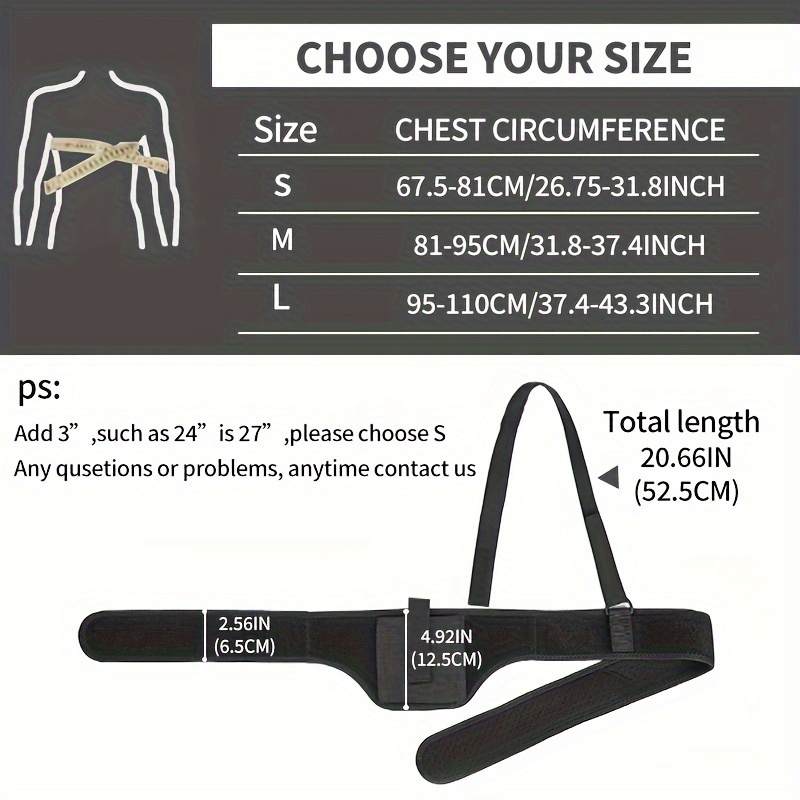 Quick Pull Shoulder Holster, Belly Band Holster For Concealed Carry Men/Women Universal, Fit 9mm, Compact, G-serise, LCP, LC9, Sig P365 Etc