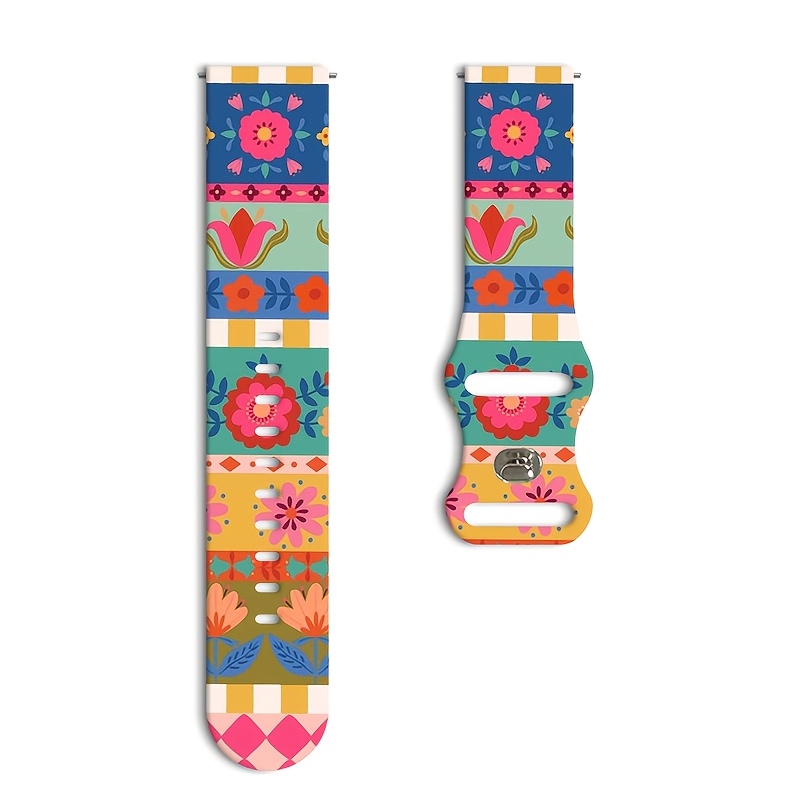 TEMU Correa de silicona universal de 20 mm/22 mm compatible con for Samsung Galaxy Watch 8/7/6/Huawei /6/ Pulsera de rápida/ de San Valentín y
