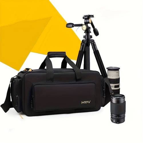 Professional Photography Bag For Storing Instrument Equipment Tripod, Casual Large Capacity With Adjustable Shoulder Strap And Handle, Prefect For Cameraman & Explorer & Sports Enthusiast