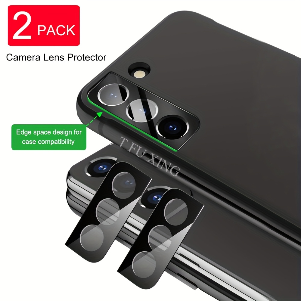 (2/3/4 kompletov) čRrna kaljena steklena zaščita za objektiv kamere, primerna za for Galaxy S21 S21+ S22+ S22, 1 kos zaščite za objektiv,
