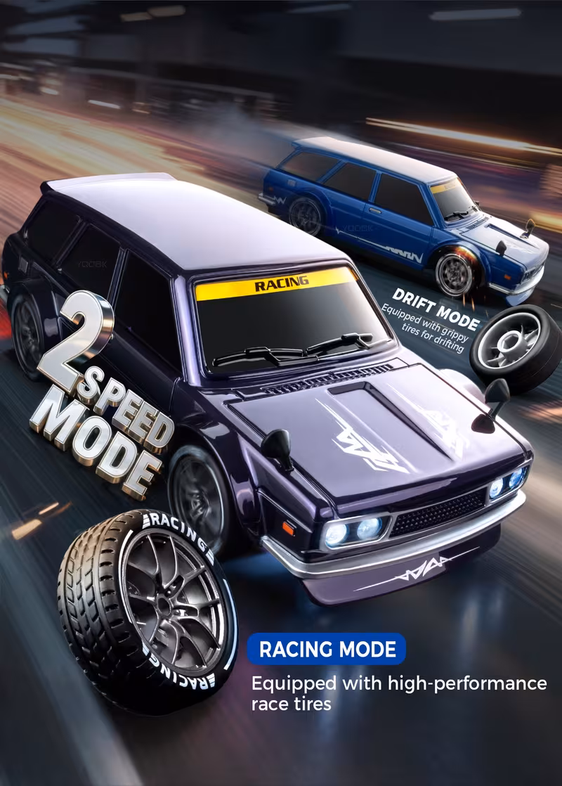 1 24 4ghz full proportional 4wd car model with led lights suitable birthday gifts and holiday gifts Product details 3