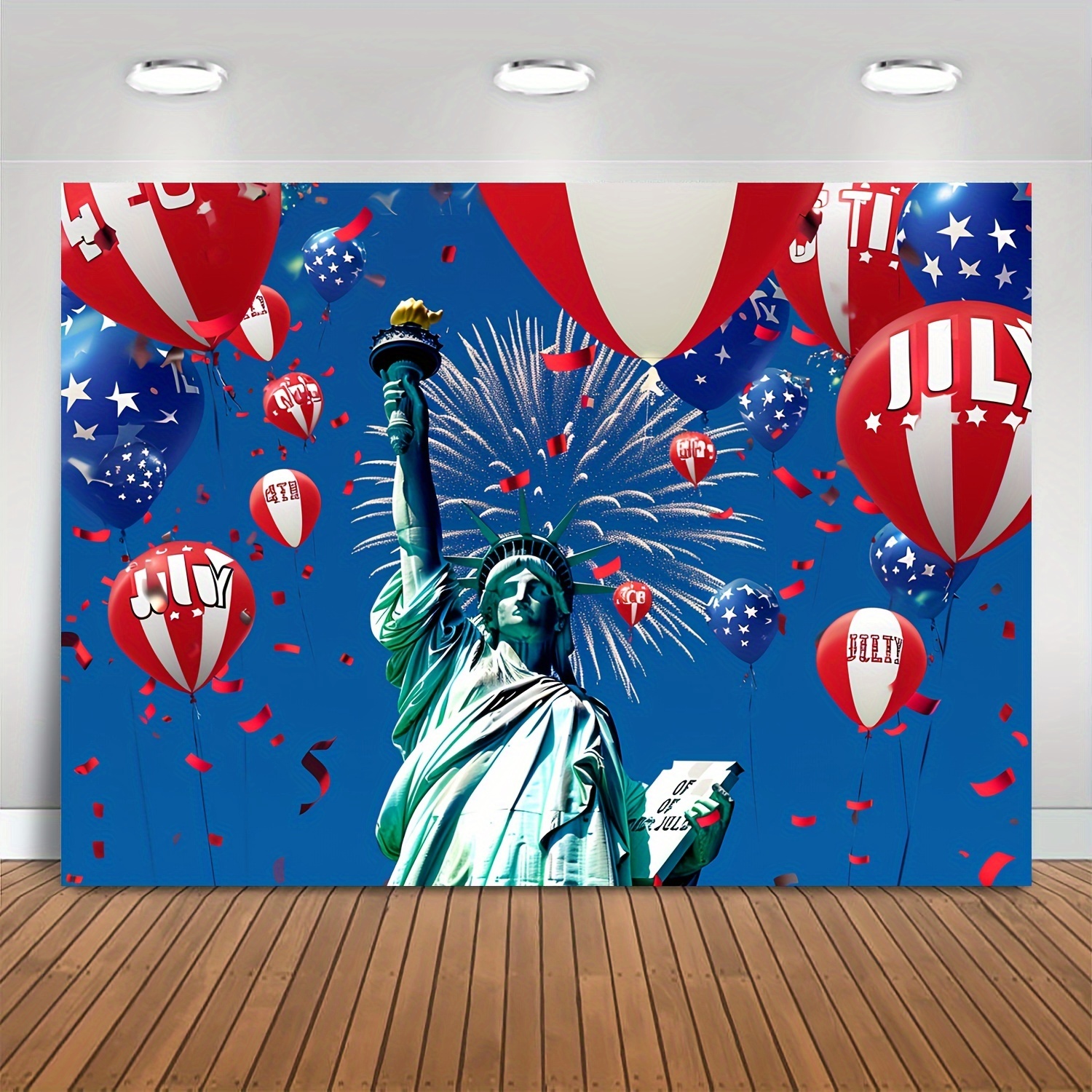 4th July Independence Day Background Photo Props Polyester - Temu Canada