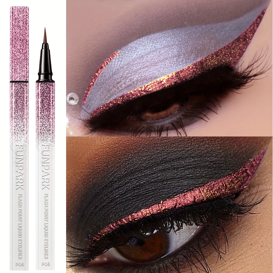 24 Hour, Eyeliner Long Lasting Sparkle, Pearlescent, Make Contour More Clear, And Highlight The Effect Of Eye Makeup, Eye Makeup, Eyeshadow, Liquid Eyeshadow