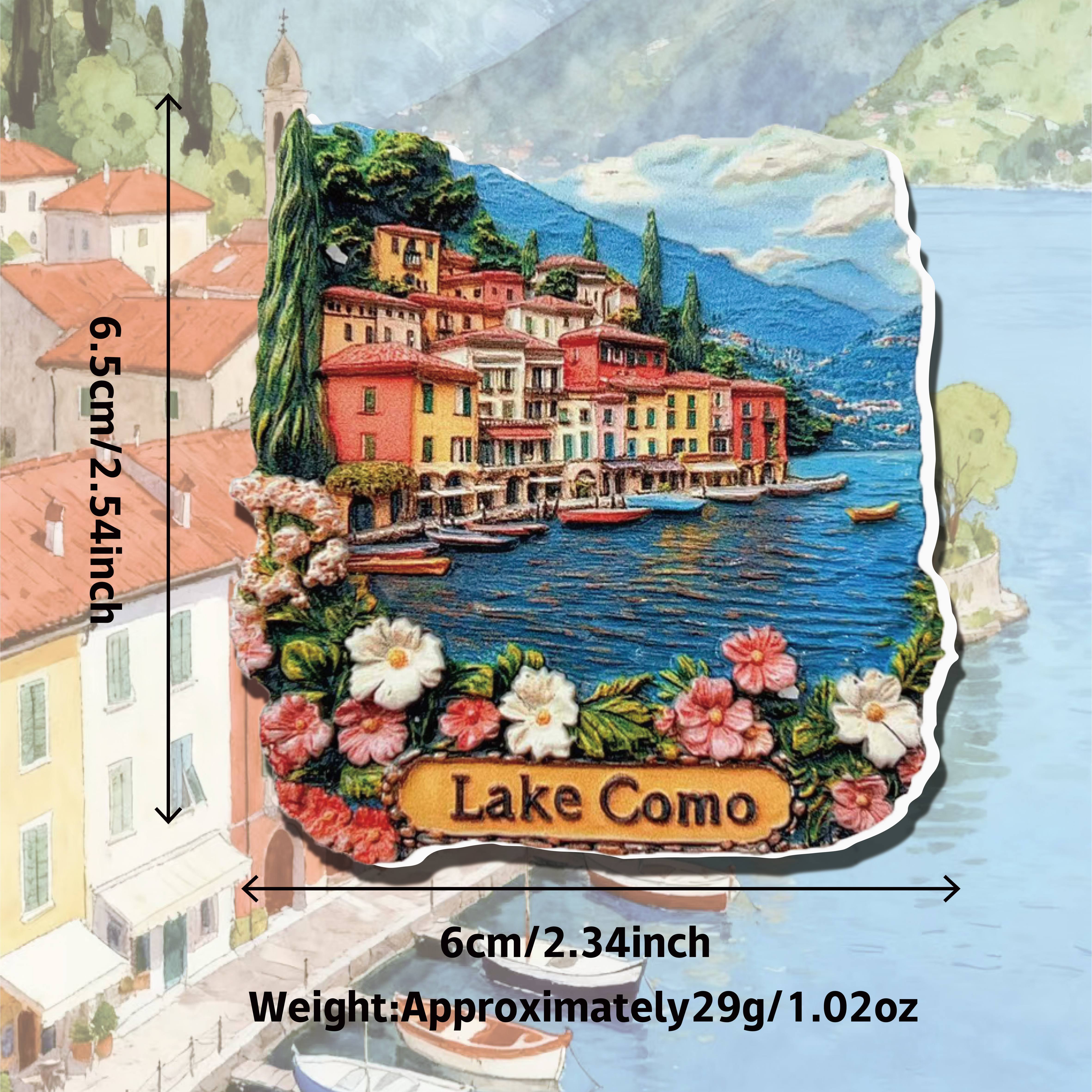 E-shop 1 Italienischer Kühlschrankmagnet, Blume des Sees, 3D- Harzhandwerk, Kreative Küchendekoration, Exquisiter 3D-Magnetischer PVC-Kühlschrankmagnet