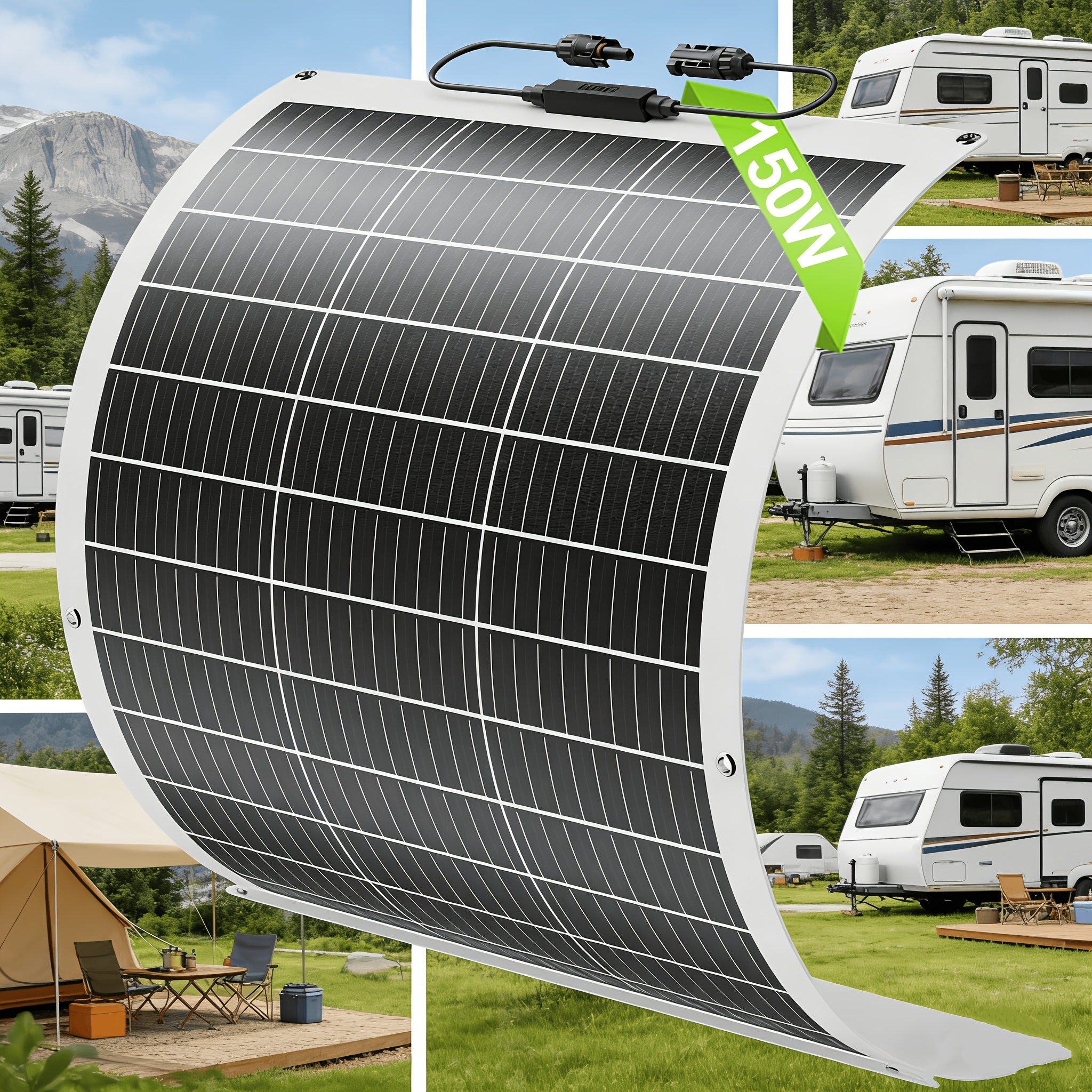 flexible solar panel sold on Temu United States