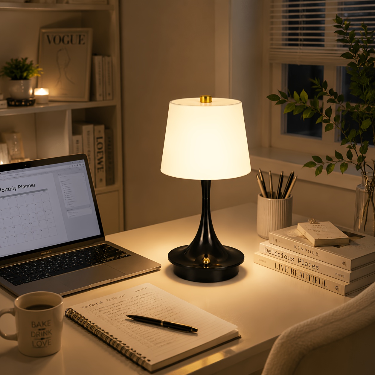 Intelligent Office Sensing Desk Lamp with Touch Control