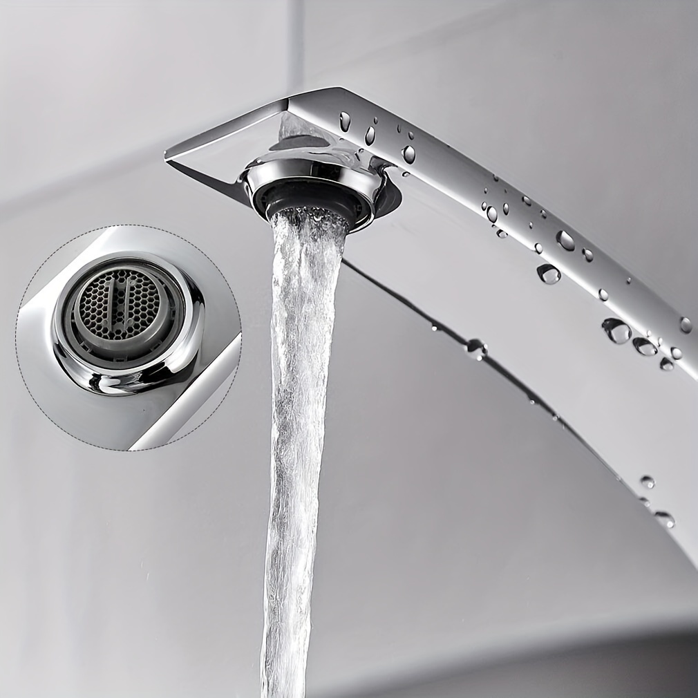 Wasserhahn Bad Wasserfall Waschtischarmatur Badezimmer Waschbecken Mischbatterie