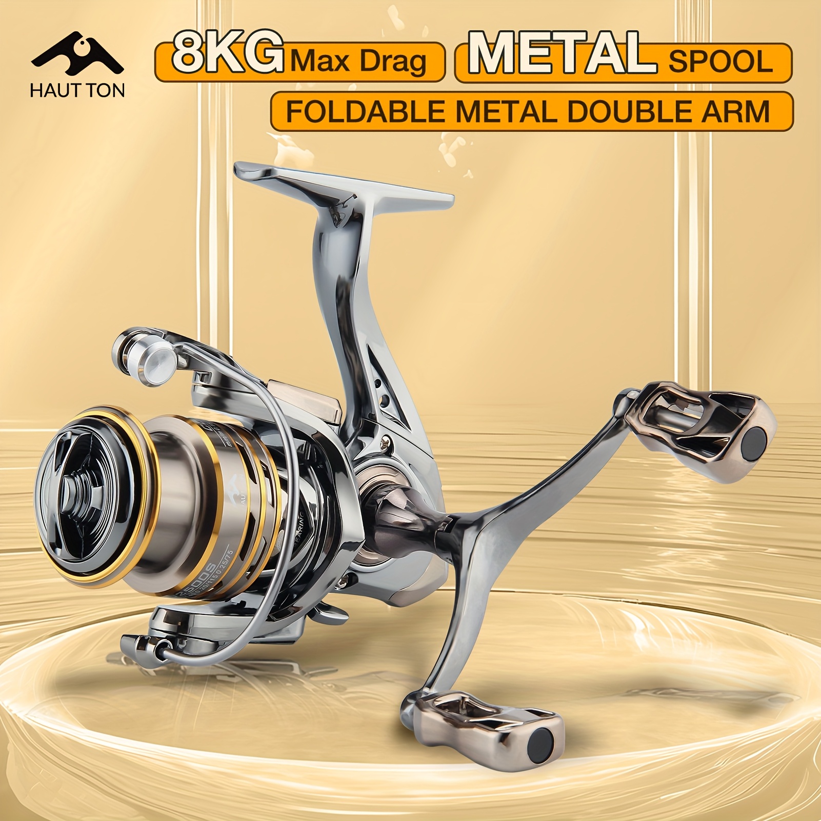 cd spinning reel smooth sensitive gear ratio Temu
