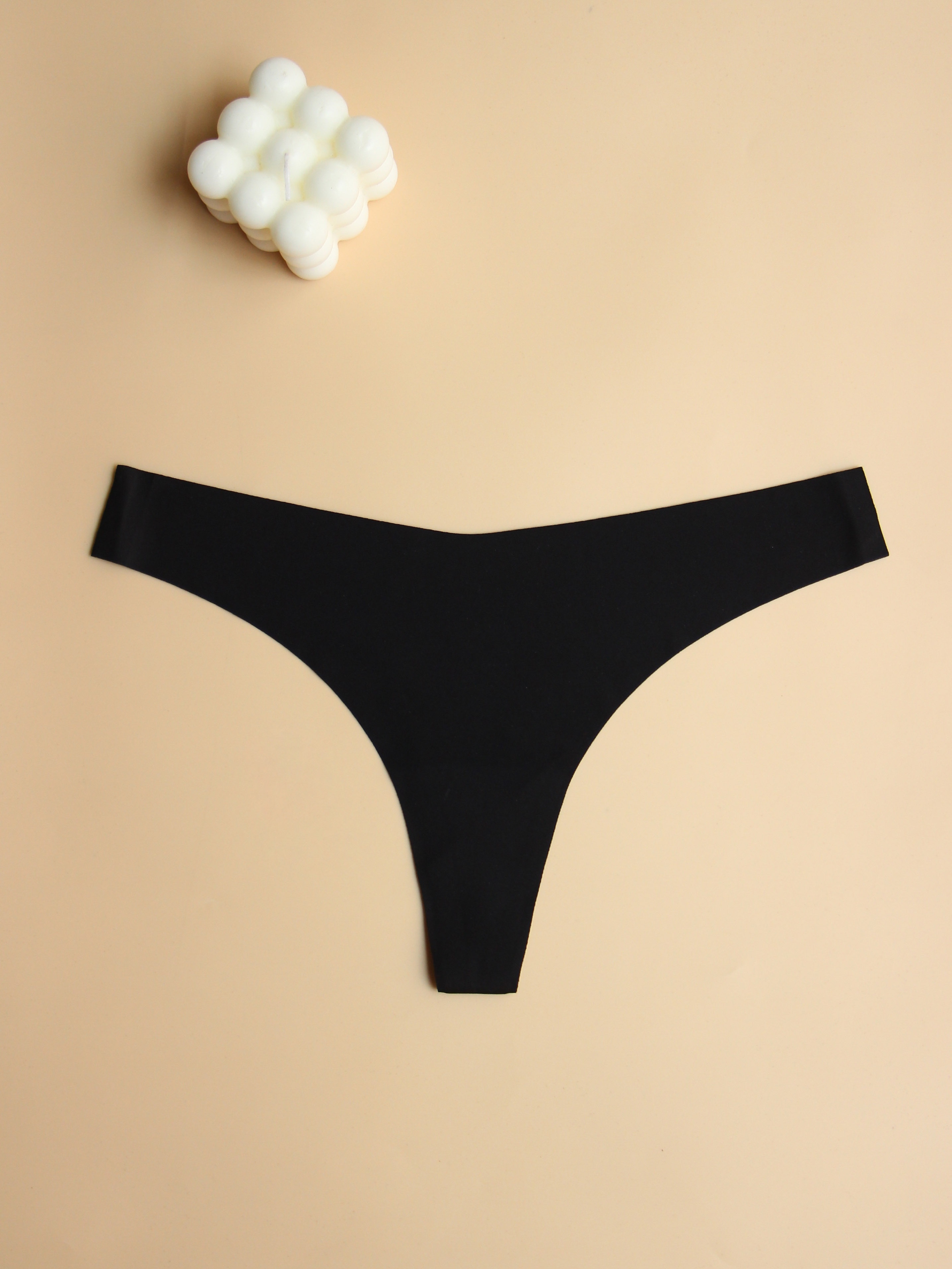 12pcs String uni sans marque de style V Sexy sous-vêtements pour femmes sans marque respirant doux confortable personnalité nouveau sous-vêtement femme sans couture
