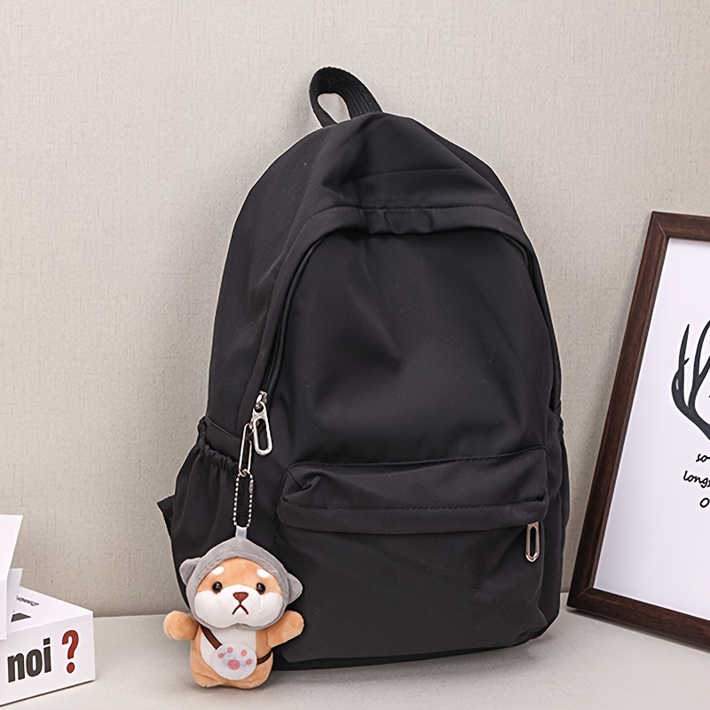 

1pc Nylon Large Capacity Backpack Canvas Backpack