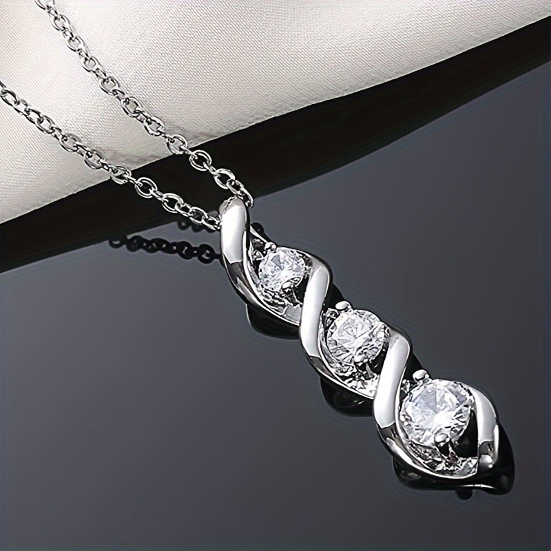 

1 925 Moissanite Pendant Necklace Jewelry Women' Necklace For Christmas