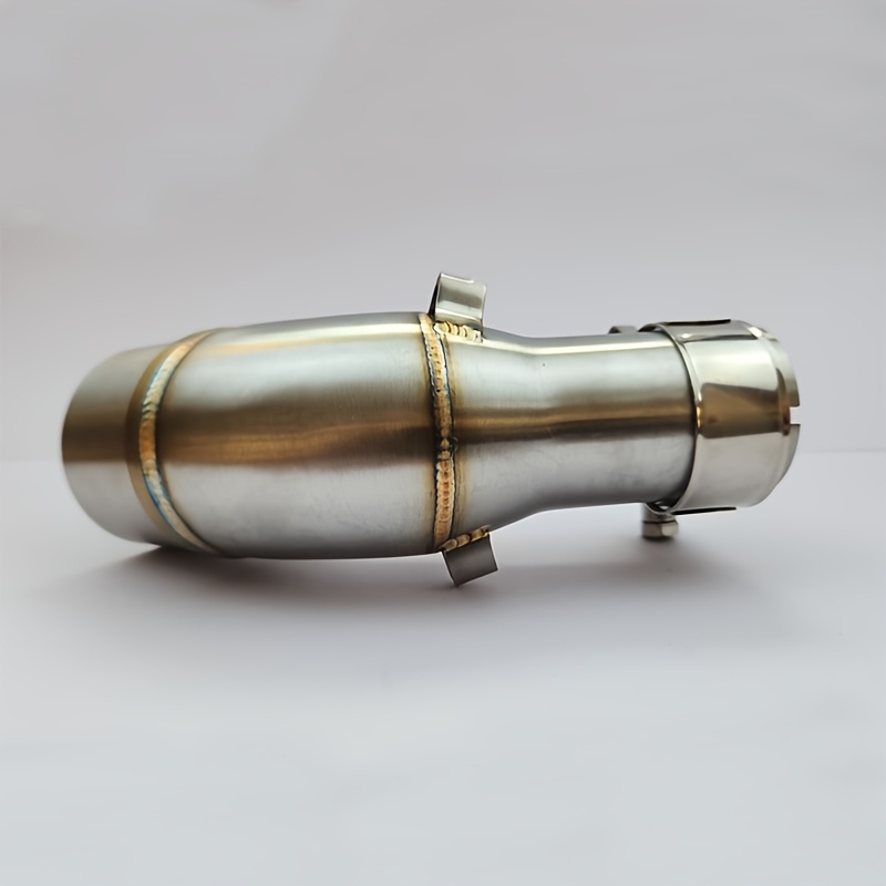 1pc stainless steel motorcycle exhaust pipe midsection compatible with yamaha mt03 yzf r3 r25 2015 2022   motorcycles upgrade accessory details 5