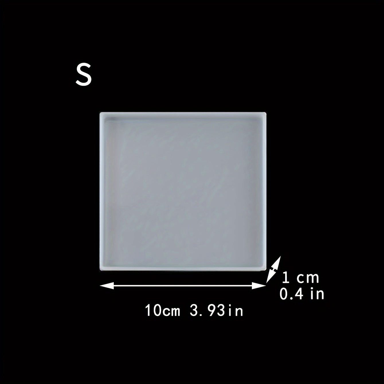 Image of 3 Kinds Of Soft Silicone Mold For Square Clay Plate Pendulum Table Are Suitable For The Production Of Coasters, Photo Frames, Bases, Etc