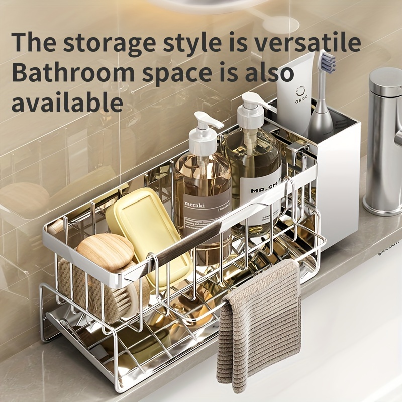 

Steel Organizer , - Cleaning Tool , For And Bathroom, , 1pc