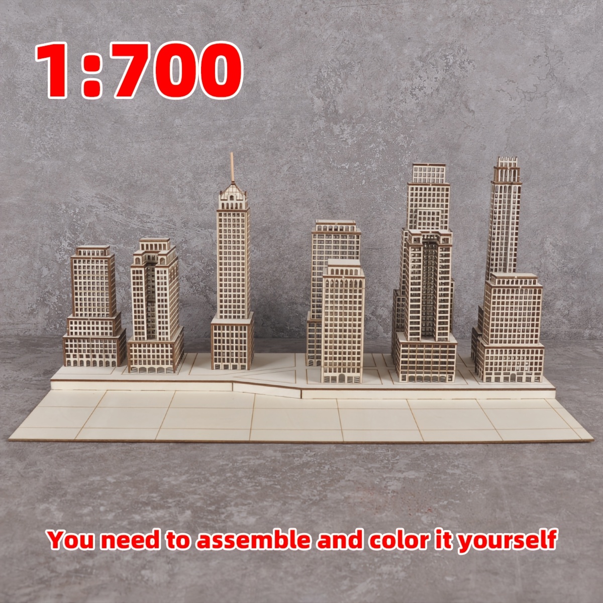 Static Scale Model Kit of Naval Base