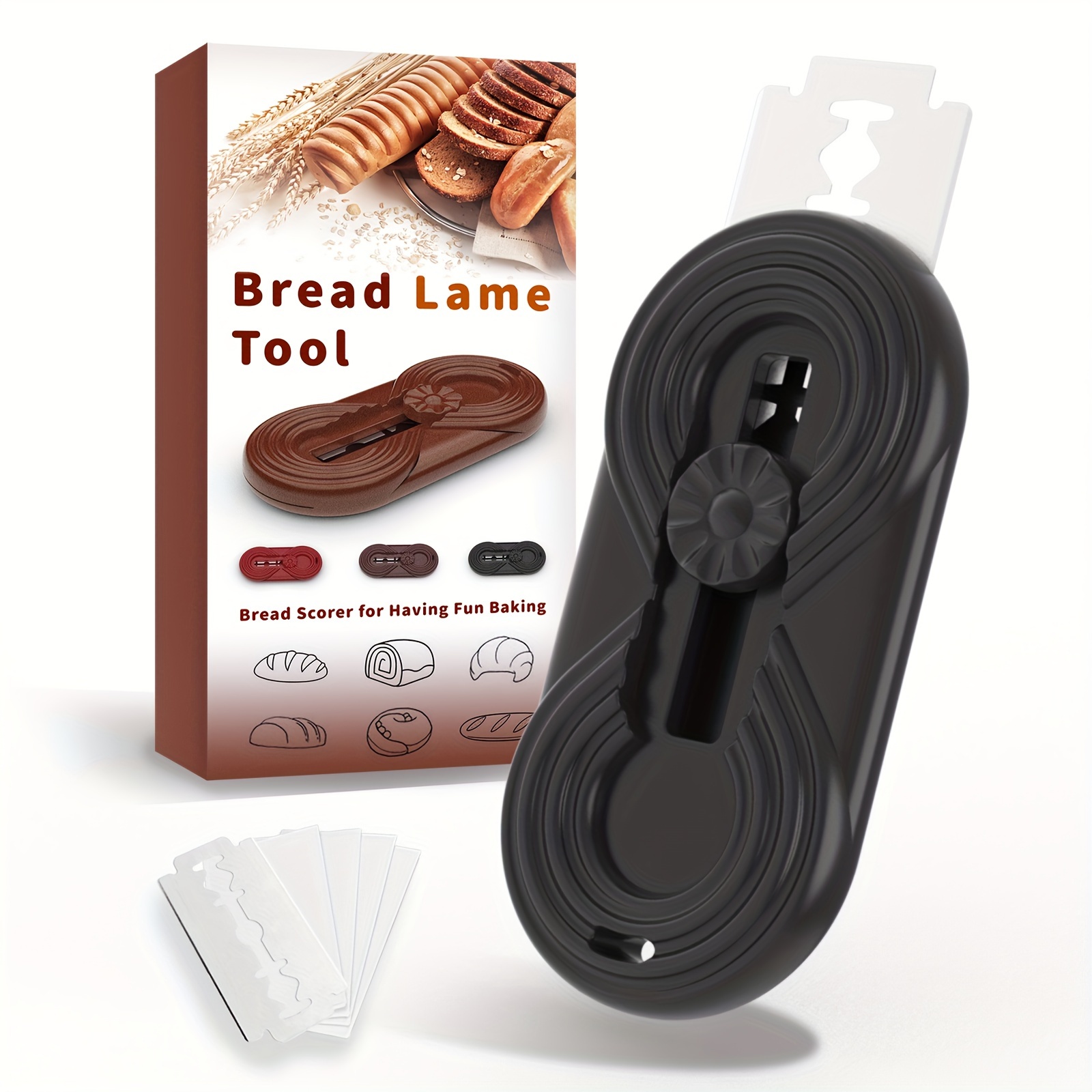 Bread Lame Dough Scoring Knife Tool Slashing Razor Blade Baguette Sourdough  w10B