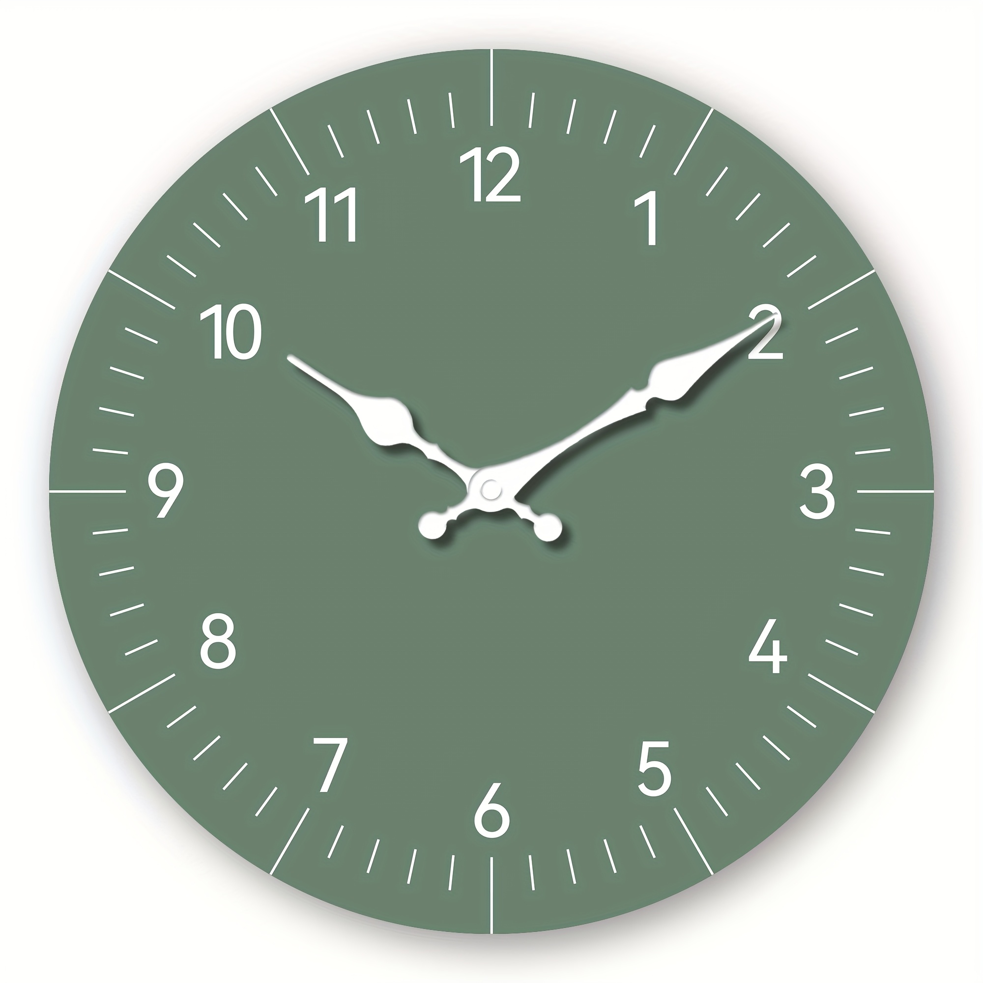   silent wall clock for home decoration battery operated japanese quartz movement round wooden silent clock suitable for living room bedroom kitchen home   classroom decoration birthday gift aa batteries not included