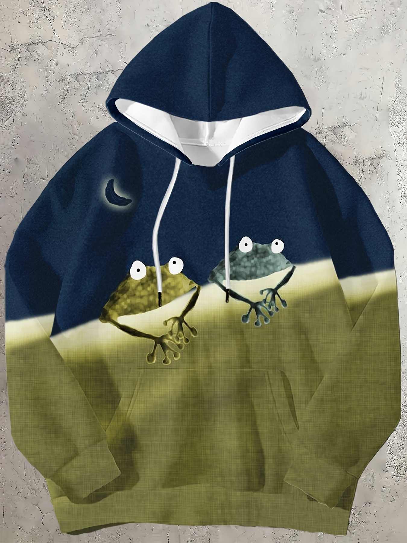 plus size plus size womens cute frog print sweatshirt casual comfortable y hoodie with pockets suitable for autumn and winter outdoor streetwear long sleeve hooded sweatshirt