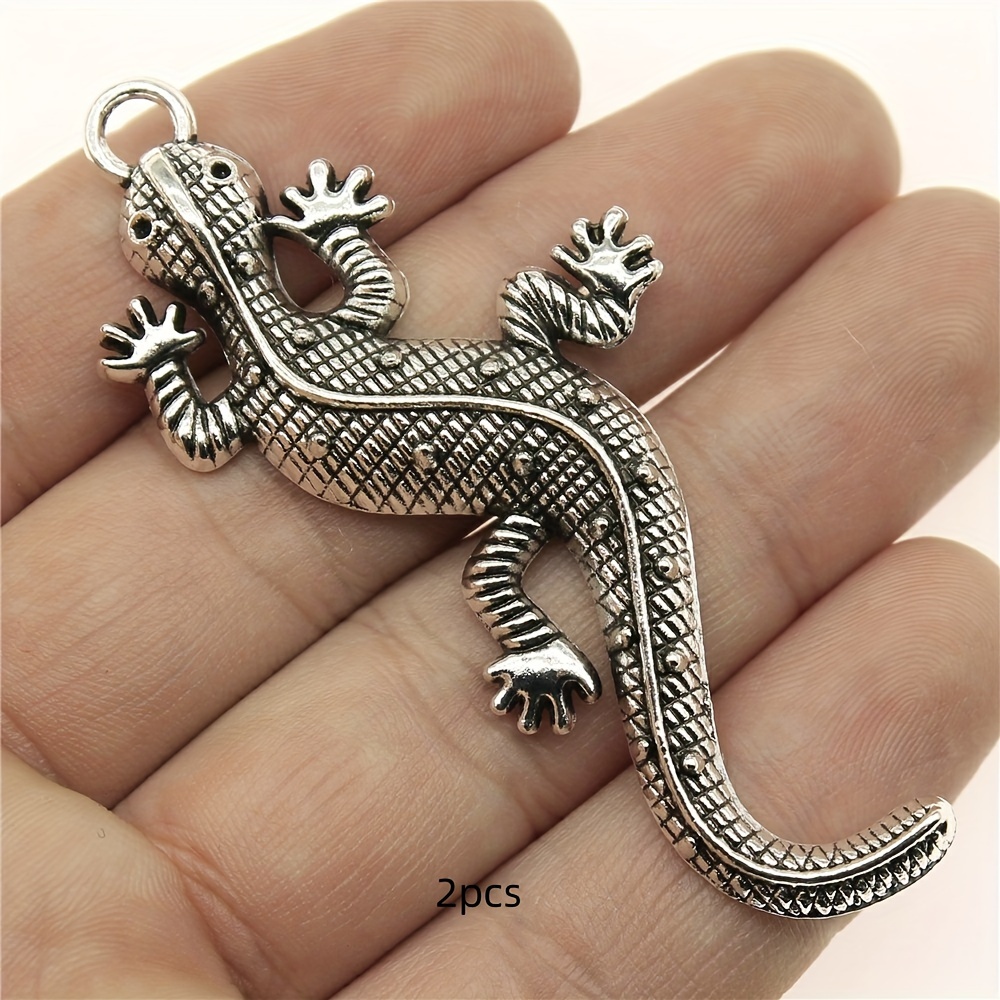 2pcs Pendant Cute Animal Charm Necklace Accessories 71x30mm