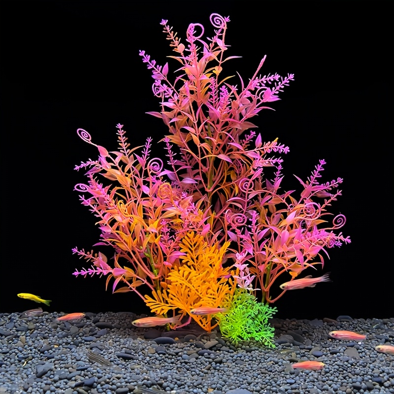 Colorful Künstliche Aquarienpflanze – Plastikpflanze Rosa, Simulation Wasserpflanze Zur Aquarium-Dekoration, Umweltfreundlich
