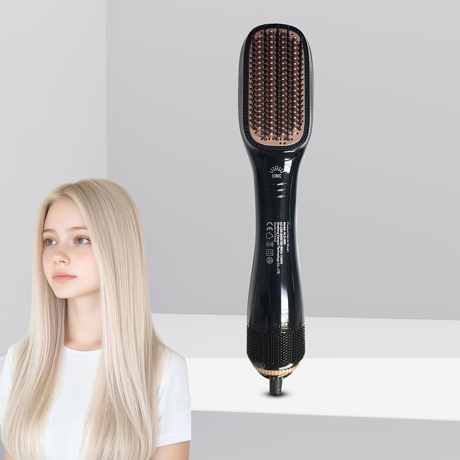 Hairbrush Hot Air Brush For Wigs Professional In Hot Air Blow Dry