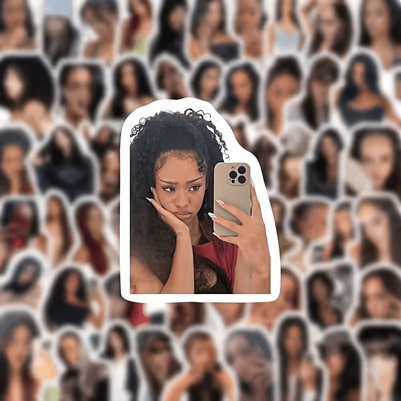 TEMU Set di adesivi a tema girl group K-A-T, 100 pezzi - Design con foto dei membri, colori vivaci, design | per decorare il telefono, fai da te,