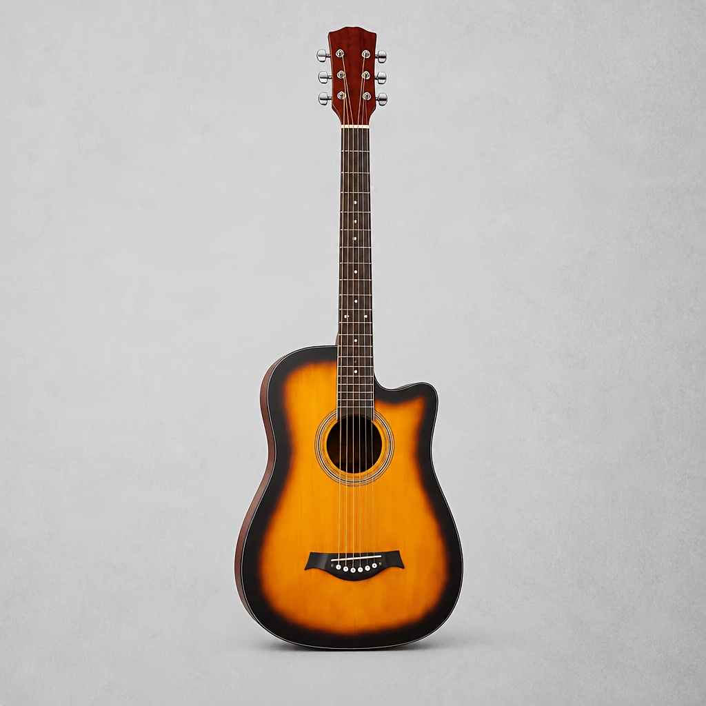 38 Inch Acoustic Guitar with 5 Color Options&comma...