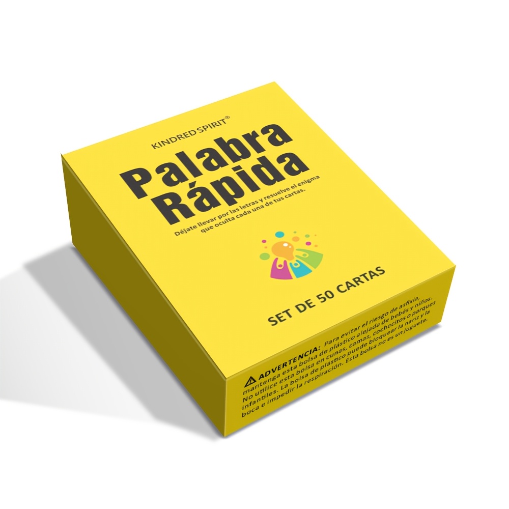 50 Spanish Quick Word Guessing Cards