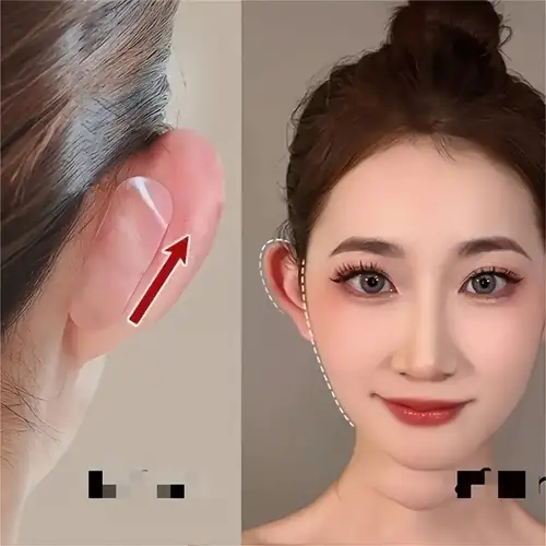 6pcs Elf Ear Tapes, Cosmetic Ear Corrector, Silicone Cosmetic Ear Sticker  Para Adultos Orejas Prominentes Invisible Ear Lifting Ear Lobe Support Tape  - Belleza Y Salud - Temu Spain