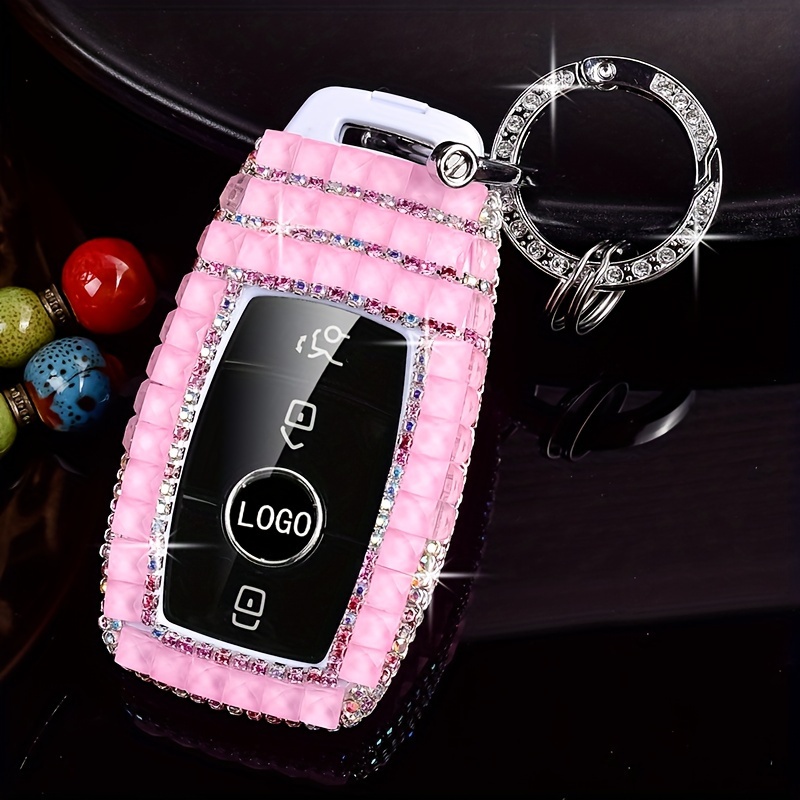 Fashion Women Sparkling For Benz Car Key Fob Cover For W202 For W203 For  W204 For For W20 For E200L Accessories E For C2
