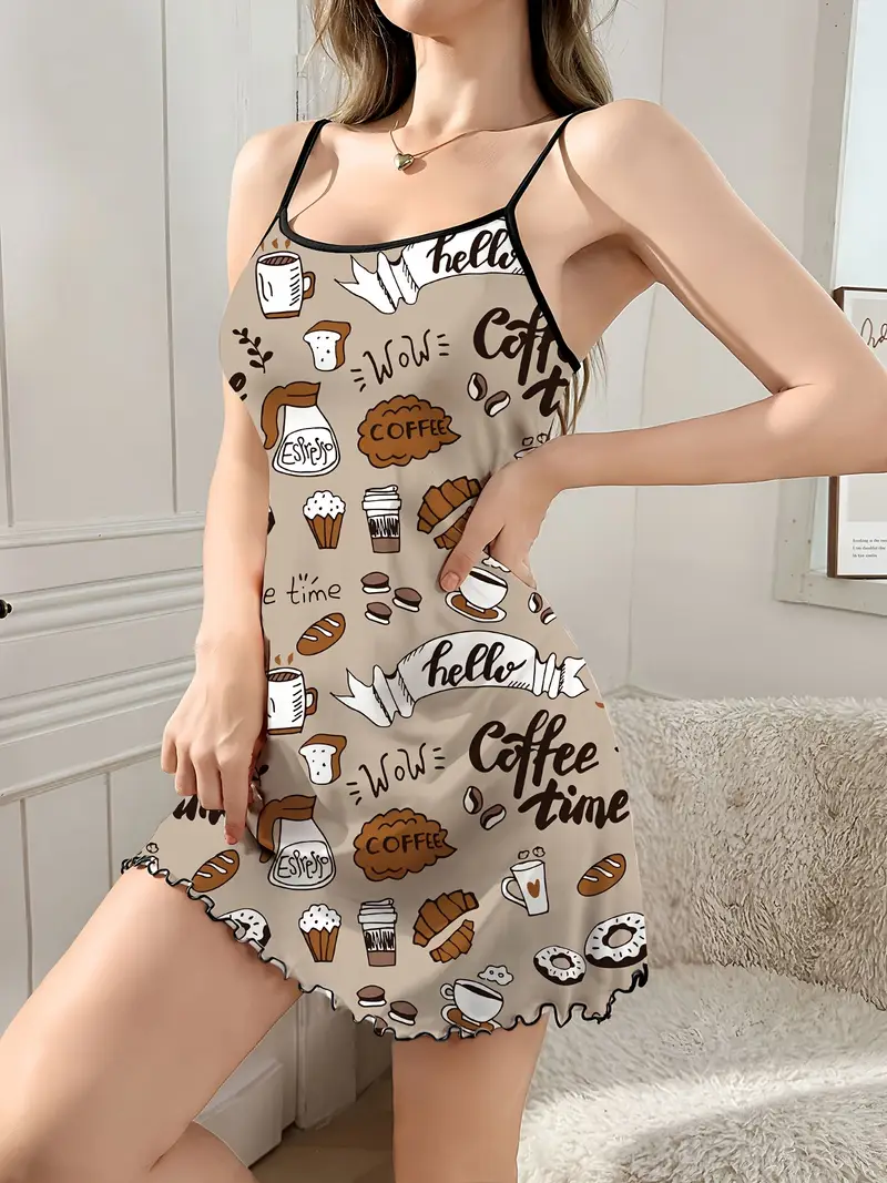 womens knot printed camisole nightgown casual - Temu Mauritius womens knot printed camisole nightgown casual - Temu Mauritius