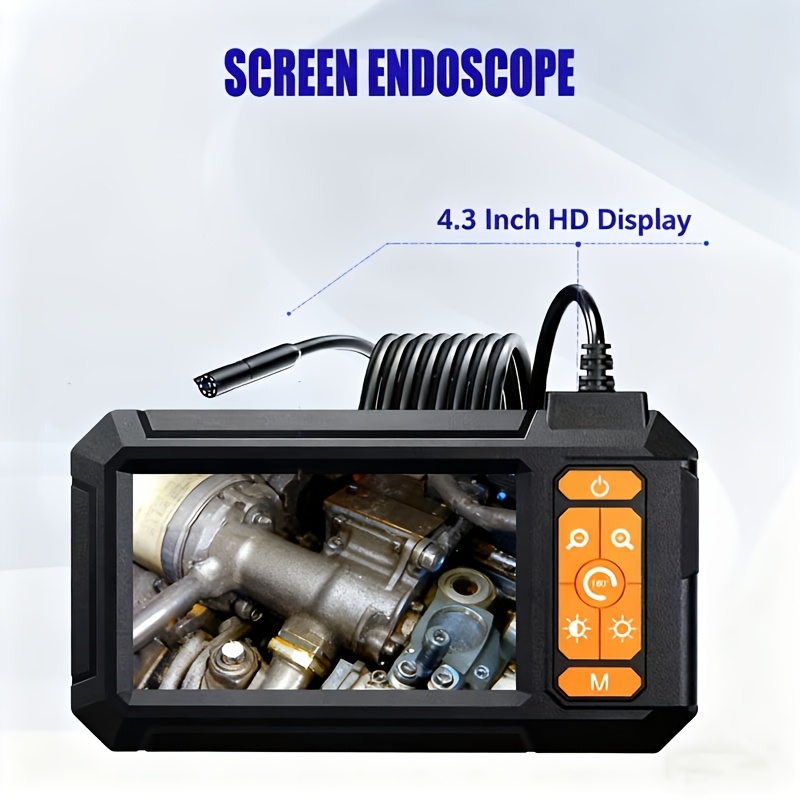 Image of 1080p High-definition Industrial Endoscope P410 | Equipped With Ip67 Illuminated Camera, Pipeline Inspection, Car Repair, Men's Gift |, Lithium