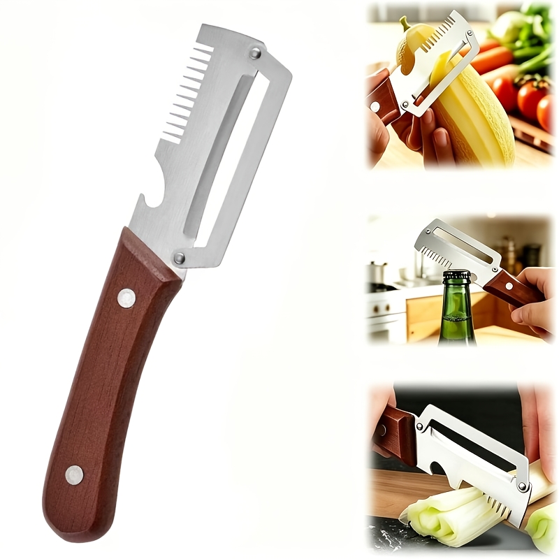 multifunctional vegetable peeler 2026   in 1 peeler bottle opener grater durable stainless steel kitchen gadgets ergonomic potato peeler for potato fruit and vegetable