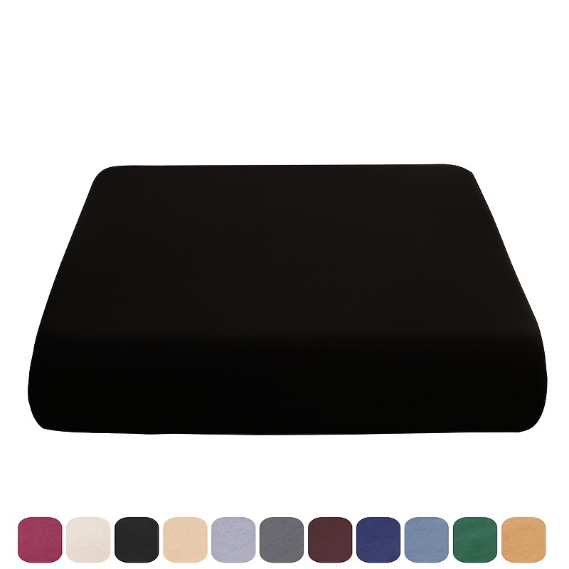 TEMU 1pc Stretch Fiber Fabric Outdoor Sofa Cover, Semi-enclosed Sofa Slipcover For Single, Double, And Three-seater Sofa Cushions