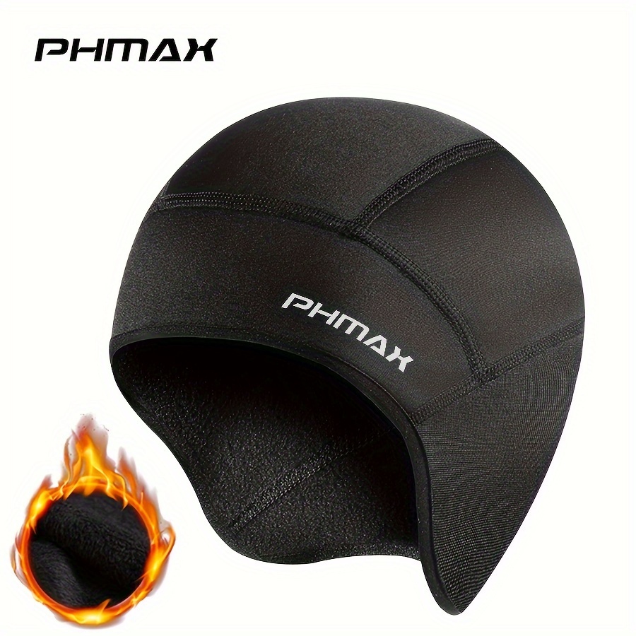 

Winter Warm Fleece-lined Ear Protection Cap - Windproof Outdoor Riding Hat For Men & Women, Black